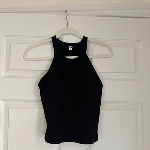 Two Uniqlo Crop Bra Tank Tops